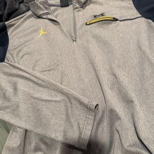 Jordan Gray Michigan Quarter-Zip Pullover